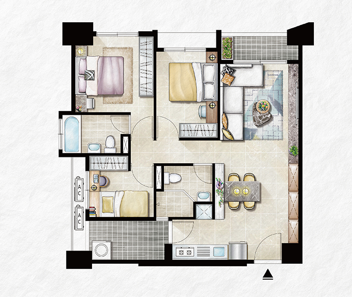 純四併美學享受細膩空間規劃-圖片二